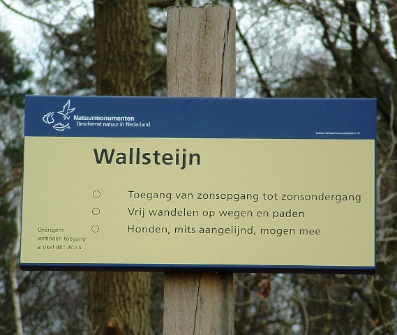 Wallsteijn-aanduidingsbord